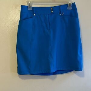 BEAUTIFUL BLUE EXCELLENT CONDITION SIZE 2 GGBLUE LUXE SPORT GOLF SKORT